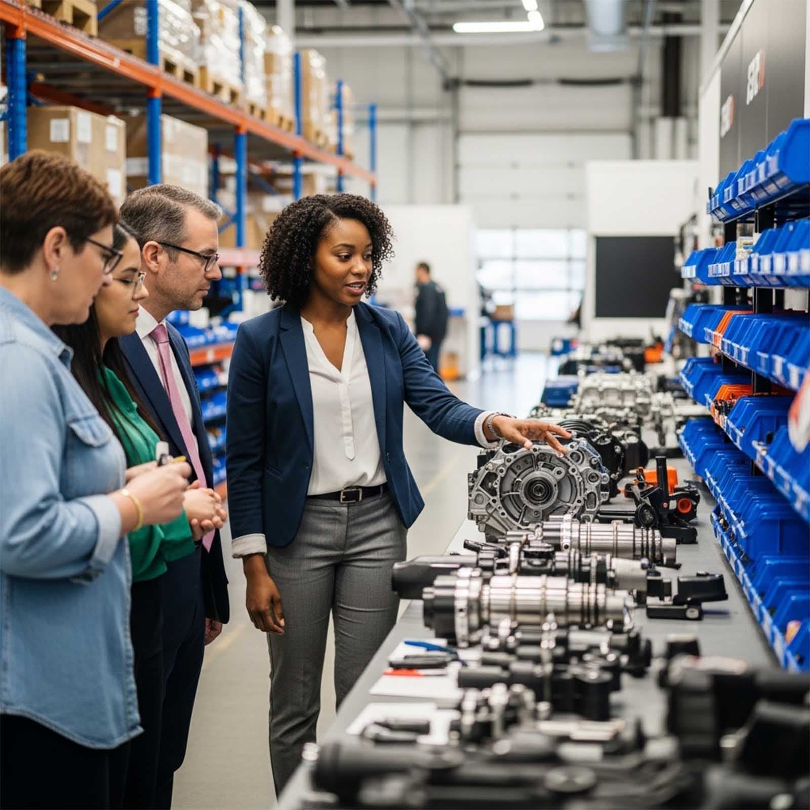 Showcasing US auto parts logistics excellence
